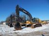 A variety of equipment was available at the sale including these John Deere excavators. 
 