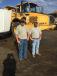Cale (L) and Brent Kennedy of Kennedy Grading in High Point came to the sale to look for artic trucks and a few excavators.