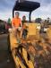 Blue (L) and John Burgess, Burgess Inc. in King George, Va., test out several compactors and plan to bid on this SuperPac 660P.