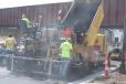 Within four weeks of starting work near the Snelling Avenue bridge, crews with Bituminous Roadways were out laying new asphalt on the south side of the bridge.
