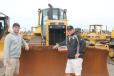 Father and Son, Jerry Wilcox Sr. (R), owner of Wilcox Excavating, South Windsor, Conn., and Jerry Wilcox Jr. had their sights set on this Cat D6 dozer.  Jerry Sr. said, “I’m not leaving this sale without it!” 
