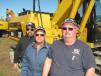 High bidder and new owners of this Caterpillar 315BL excavator are the boys from McCorkle Sales, Claxton, Ga. (L-R): David Roberts, Lemmon McCorkle and Terry McCorkle. 