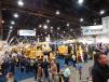 Crowds pour into Central Hall for World of Concrete, 2016 to see the displays of equipment and new products. 