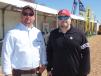Mark Dydo (L) of Caterpillar Northwest Region Customer Services Support Division and Chris Wilson, Curry Supply Company, Martinsburg, Pa.