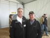 Greg Owens (L), chairman and CEO of IronPlanet/Cat Auction Services, and Dean Adsit, used equipment sales, Nortrax.
