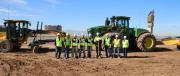 Photos by Blucor Contracting.
RDO Equipment Co. team members and staff of Blucor Contracting Inc. held a ground breaking at the site of the new Chandler location. Blucor is performing the dirtwork. 