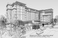 Richard Rauh & Associates Architects rendering 
A rendering of the completed Residence Inn by Marriott in Dunwoody, Ga.