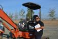 Century West Concrete’s Victor Diaz was bidding on the Ditch Witch MX352. Century West is located in Riverside, Calif.
 