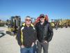 Jack (L) and Sean Maloney, both of Merc Group LLC Hammers and Attachments, Frankfort, Ill., attend the sale. 
 