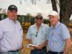 Construction firm owners from Fort Payne, Ala., enjoy their time at the JM Wood sale (L-R) including Ed Houston, Houston Excavation Inc.; Steve Walker, Walker Construction; and Danny Wagner, Wagner Excavation. 