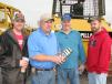 (L-R): Billy Reese, independent contractor based in Lebanon, Tenn.; Paul Rawdon, R & B Enterprises, Hohenwald, Tenn.; War Reese of Hohenwald, Tenn.; and Dustin Rawdon, also of R & B Enterprises, shop the selection of the dozers at the sale. 