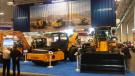 Hyundai displayed a diverse selection of equipment at the show. 
 