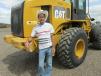 Steven Black Sr., Black Rock Ranch Inc., Weimar, Texas, just purchased this Cat 930G wheel loader to use on his ranch. 
 