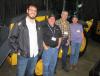 (L-R): Chris Lane of Ronald Lane Inc. catches up with Shawn Taylor and John Grow of Leslie Equipment Company and with Brian Miller of B Miller Excavating. 