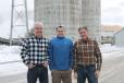 (L-R) are James Cole, maintenance manager of Bridgewater Power Co., Ashland, N.H.; Rick Howard, sales representative, E.W. Sleeper of Concord, N.H.; and Michael O’Leary, asset manager of Bridgewater Power Co. 