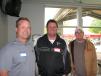 Long-time Yancey customers come together at the open house event, including (L-R) Stephen Emberson, Plateau Excavation, Austell, Ga.; Allen Carr and Erick Carr of Carr Contracting Co., Douglasville, Ga. 