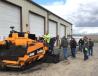 Hands-on paving for the attendees of the Syracuse, NY event. 