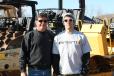 David Manning (L), owner of DMI Paving, Brattleboro, Vt., and his son, Brett Manning, are at the sale looking to update their fleet. 