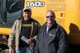 Dan McHugh (L) of Brookside Equipment Sales, Philipston, Mass., and Dan Wilcox, owner of Wilcox Tractor in North Carolina, are loyal participants of the Petrowsky sales. 