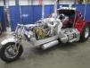 Walt Moss, owner of Walter Moss Trucking, built this trike, which has a 1987 Cat 3208 turbo engine in it. 
 