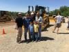 (L-R): David Fields, Stowers Machinery; Jason, Brack and Tucker Robertson, all of Southern Construction in Athens, Tenn.; David Kerr of Stowers Machinery; and David Holland, also of Southern Construction, enjoy their day at the event. 