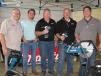 (L-R): Russ Pierce, A.J. Farinella, David Schneider, Kelly Capeheart and Larry Bruner, all of Makita attend the event. 