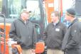 (L-R) are Rick Kaufold, owner of Kaufold Gazebos, Ridge, N.Y., and Tom Patterson, regional sales manager, and Chris Tapmann, construction representative and business development manager, both of Kubota. 