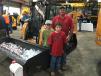 Clint McGraw, C&M Recycling in Charlotte, brings his sons,  Jesse and Owen to the event. 