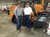 D.J. (L) and David Whitesell, both of Whitesell Trucking in Rock Hill, S.C., own a few Case compact track loaders and came to the event to learn about other Case products 