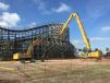 Hoar Construction photo
One of South Florida’s largest mixed-use projects is experiencing its share of twists and turns, as crews in Dania Beach bring down an iconic roller coaster at the site of a former amusement park. 