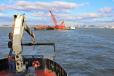 USACE Baltimore District photo.
This dredging began the first week of March, and is reportedly being performed to ensure continued safe navigation in and out of the Port of Baltimore. 
