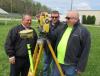 (L-R): Steve Hatfield, Nick Baker, and Paul Naylor, all of GeoShack, present Topcon’s DS Series Robotic Total Station.
 