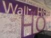 Guests left messages of support on Relay for Life’s Wall of Hope. 