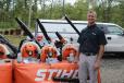 John Muller, territory manager of STIHL, is available to answer questions on the BR 430 backpack blower.