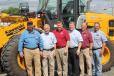 (L-R): Drew Braun, regional sales manager of KCMA Corporation; John Connolly, JC Connolly, Stephen Connolly and Brian Connolly, all of ATS Equipment; and Scott Tjelmeland, field sales manager of KCMA Corporation. 