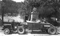 A Bucyrus-Erie 38-B shovel loads a Euclid belly dump on the Broadalbin job on Aug. 8, 1948. 