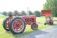 An International Harvester McCormick Farmall tractor. Farmall production spanned six decades from the 1920s to the 1970s.