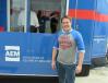 The Association of Equipment Manufacturer’s Kip Eideberg was on hand with the assocation’s traveling interactive educational game trailer to promote the “I Make America” campaign.
 