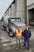 TruckPR photo
Stoneway Concrete driver Dan Leenhouts (L) and Ralph Lo Priore, director of fleet assets and processes for Stoneway Concrete and its parent company, Gary Merlino Construction Co., both like the combination of the Kenworth T880 and the PACCAR MX-11 engine. 