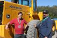 Brian Lewis (L), owner of Natural Landscaping, Northborough, Mass., and Phil Romano, owner of Scrap Metal Management, West Newbury, Mass., were both on the hunt for equipment to add to their fleet.   