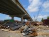 TxDOT photo.
When completed, the bridge will contain three lanes in each direction.
 