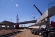 ADOT photo. The overpass is being built over Grand Avenue and parallels Burlington Northern Santa Fe Railway tracks.
 