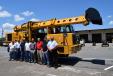 Great Southern Construction Equipment Co. delivers a new Gradall to the city of Tallahassee. 