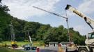 Mobile, tower and lattice cranes at Stephenson Equipment Inc.’s Harrisburg, Pa., hands-on training and testing location. 