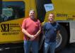 Tom Greenman (L), vice president, and Matthew Schaedler, president, both of SEI, found that the company’s new Grove GMK5250L, 300-ton (272 t) all terrain crane has opened up a new range of opportunities for the company. 