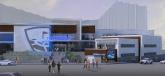 Aria Group Architects rendering. A rendering of the Topgolf Nashville facility. 
