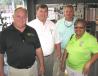 (L-R): Jerry Webb, Mike Trotter, Trip Swilley and Yvette Fields, all of the city of Albany, Ga., stop in for lunch.