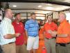 (L-R): Todd Human, Ditch Witch of Georgia; Robbie Burt and Josh Benefield of B&B Telecommunications, Columbus, Ga.; and Justin Anderson and Robert Campbell, Ditch Witch corporate, Perry, Okla., attend the event.