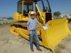 John Morgan, an independent contractor from Grand Prairie, Texas, is very interested in this John Deere 850C dozer. 
 