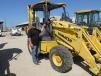 Jonathan Jones of Decatur, Texas, an independent dirt contractor, plans to bid on this Komatsu WB146 loader/backhoe to use on one of his projects. 
 